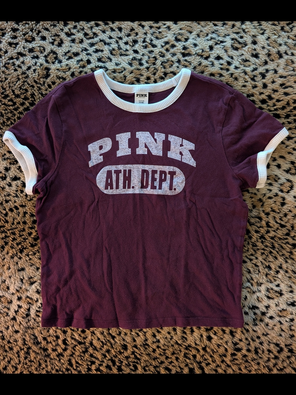 PINK Athletic Dept. Ringer Tee